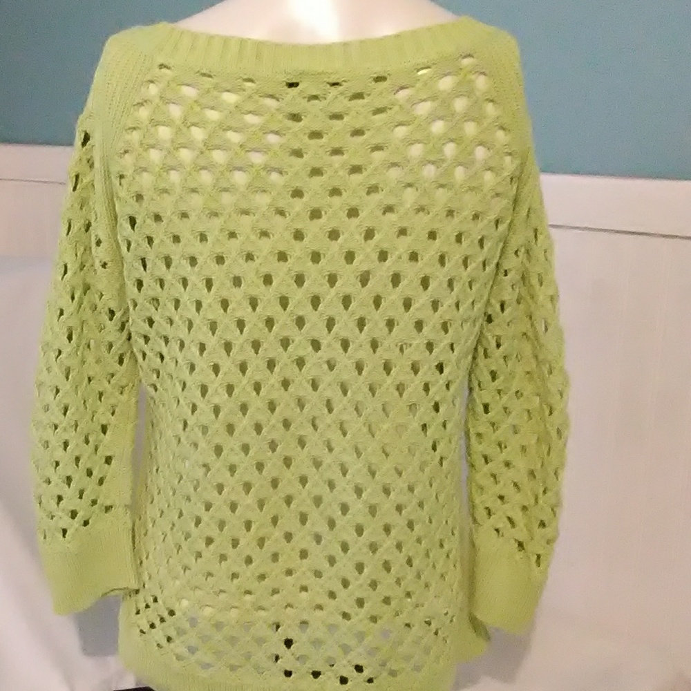 SALE Stylus Open Knit Sweater. Size Medium - Picture 2 of 3